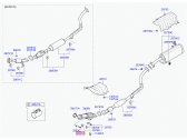 Болт выхлопной системы i10 i20 Cerato Forte Soul MOBIS 289652B000