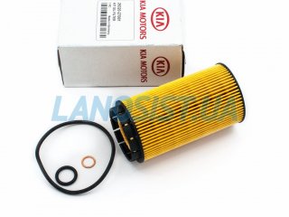 Фільтр оливи Elantra Santa Fe Tucson Cerato Sportage MOBIS (Diesel) 2632027000