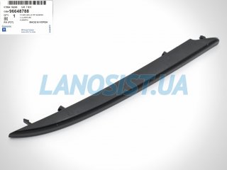 Накладка заглушки противотуманной фары Авео-3 GM (правая) 96648788