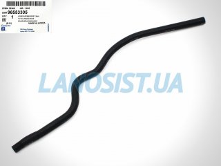 Патрубок от радиатора до расширительного бачка Лачетти GM 96553305