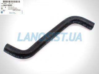 Патрубок радіатора Лачетті 1.8 LDA GM (нижній) 96419283