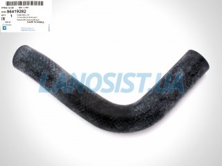 Патрубок радіатора Лачетті 1.8 LDA GM (верхній) 96419282