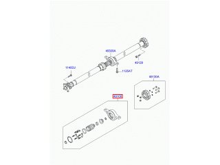 Підшипник карданного валу Tucson Sorento Sportage MOBIS 495752P000