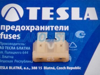 Запобіжник прапорцевий ATO 25А Tesla FT25A