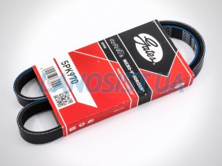 Ремень генератора Ланос 1.5 с Г/У Gates 5PK970
