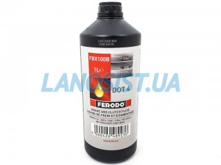 Гальмівна рідина Ferodo DOT-4 1л FBX100B