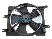 Вентилятор кондиционера Лачетти Parts Mall (с диффузором) 96553241