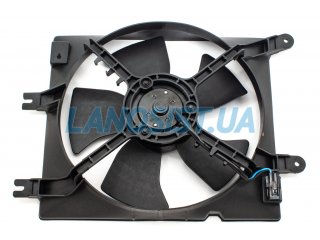Вентилятор кондиционера Лачетти Parts Mall (с диффузором) 96553241
