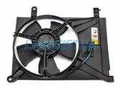 Вентилятор кондиционера Ланос Parts Mall (с диффузором) 96182264