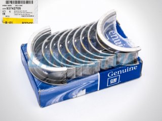 Вкладыши коренные Ланос Авео Лачетти STD GM 93742705